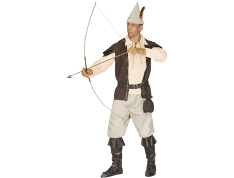 Robin des Bois (Chemise, Gilet, Pantalon, Chapeau et Surbottes) Taille S