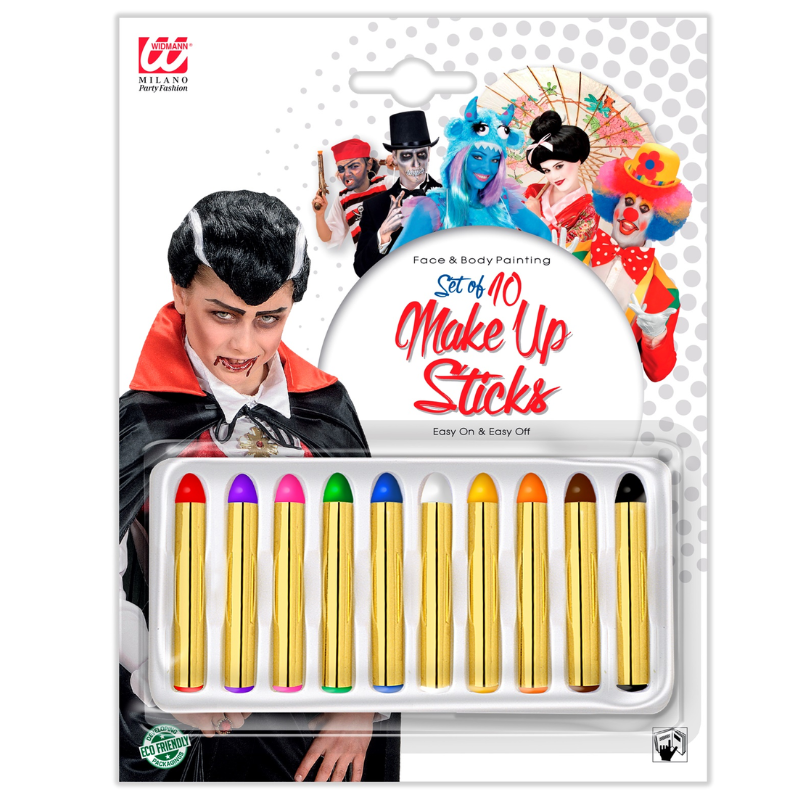 Set de 10 crayons à maquillage