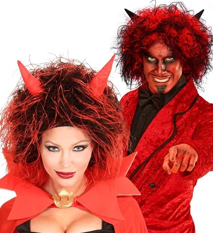 [WID6002C] Red Devil Wig