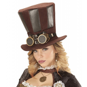 HAUT DE FORME STEAMPUNK AVEC LUNETTES