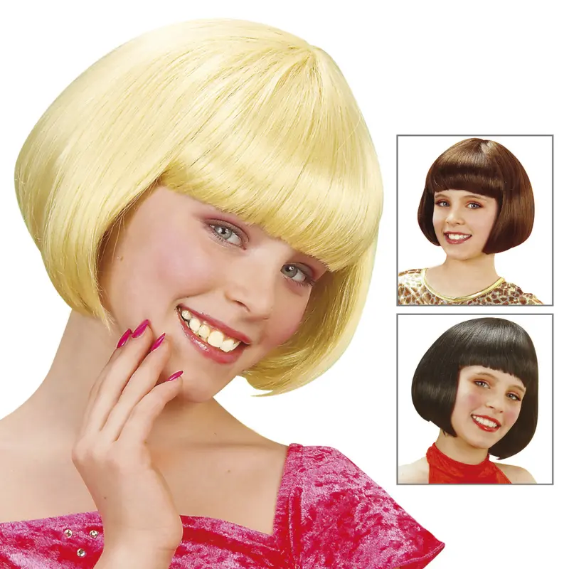 [WID6285J] Perruque pour fille - 3 couleurs ass.