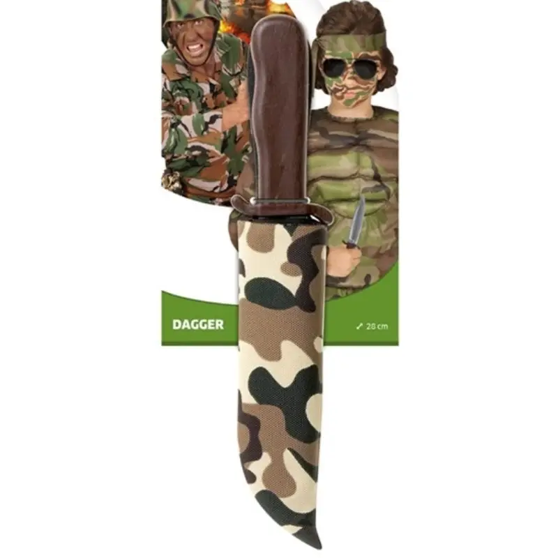 [WID6985D] Couteau avec étui camouflage