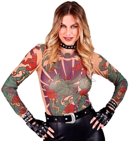 [WID7126K] Biker-Rocker-Handschuhe mit 2 Nietenarmbändern und Nieten-Halsband