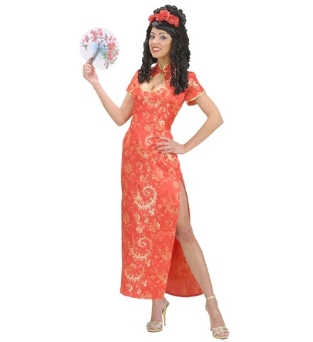 [WID71653] Chinese-Style Dress Costume for Women