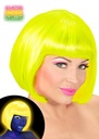 Perruque Valentina jaune fluo glow in the dark