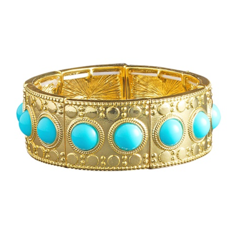 Armband Cleopatre gold und blau