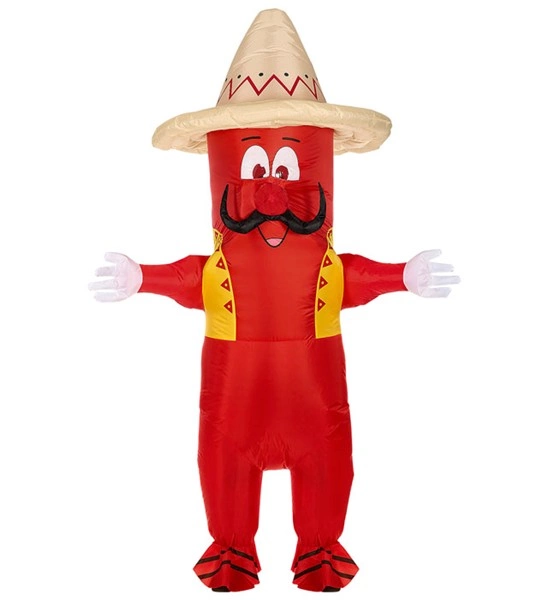 [WID75514] Inflatable Chilli Pepper Costume for Adults