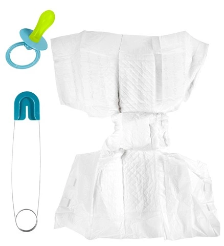 [WID82521] Blue Adult Baby Accessory Set