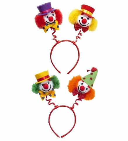 [WID9415C] Serre-tête avec têtes de clown