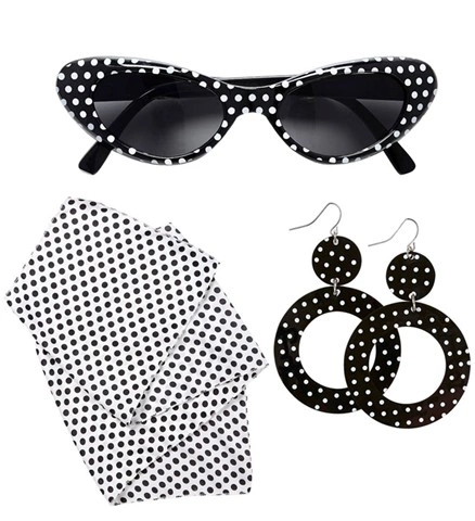 [WID95717] Accessoire-Set 50er-Jahre-Mädchen