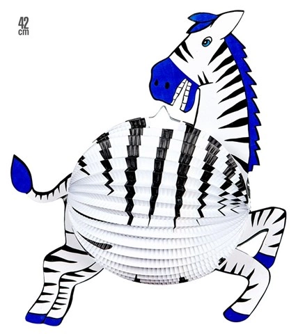 [WID95761] Zebra-Laterne 42 cm