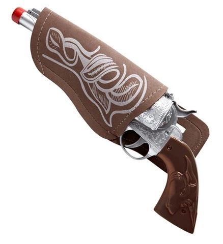 [WID9804C] Cowboy-Pistole mit Holster und Gürtel für Kinder