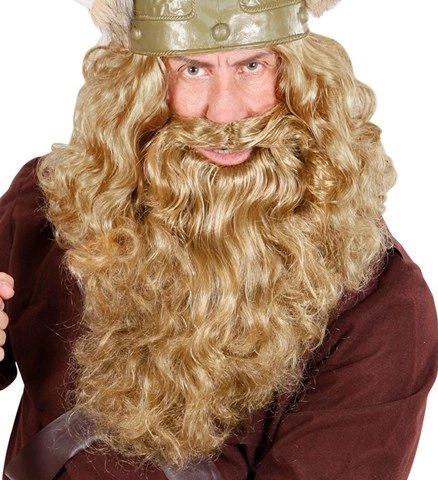 [WIDB0534] Blond Viking beard with moustache