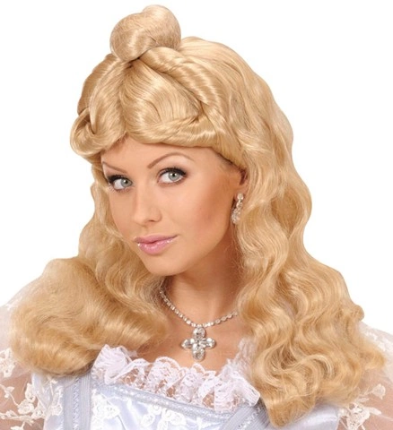 [WIDE0728] Blonde Märchenprinzessin-Perücke