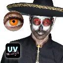 Lentilles fantaisies UV Orange - 12 mois