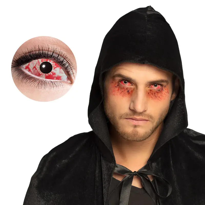 [ZOE84091541S18] Lava Sclera Fancy Contact Lenses - 6 months