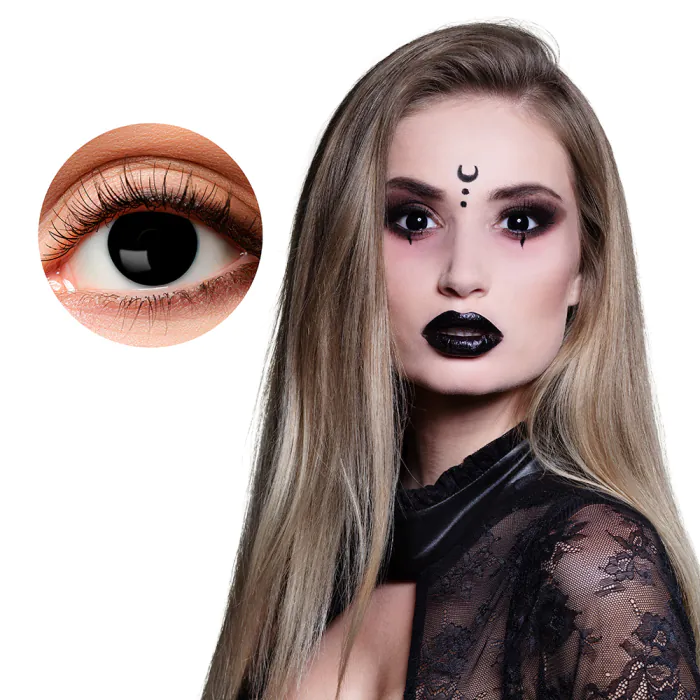 Lentilles fantaisie Noires - 3 mois