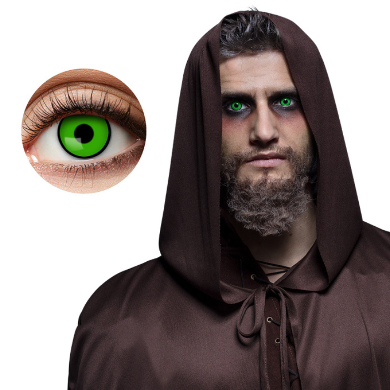 [ZOE84109541M65] Green Eye Fancy Contact Lenses - 3 months