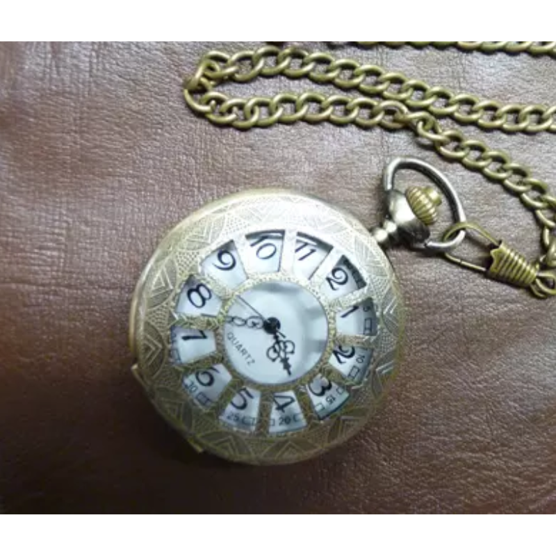 Montre à gousset rosace - Steampunk