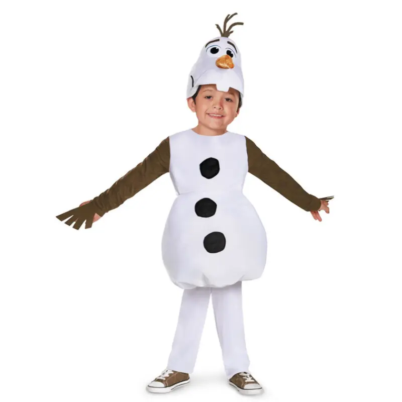 Déguisement d'Olaf deluxe pour garçon