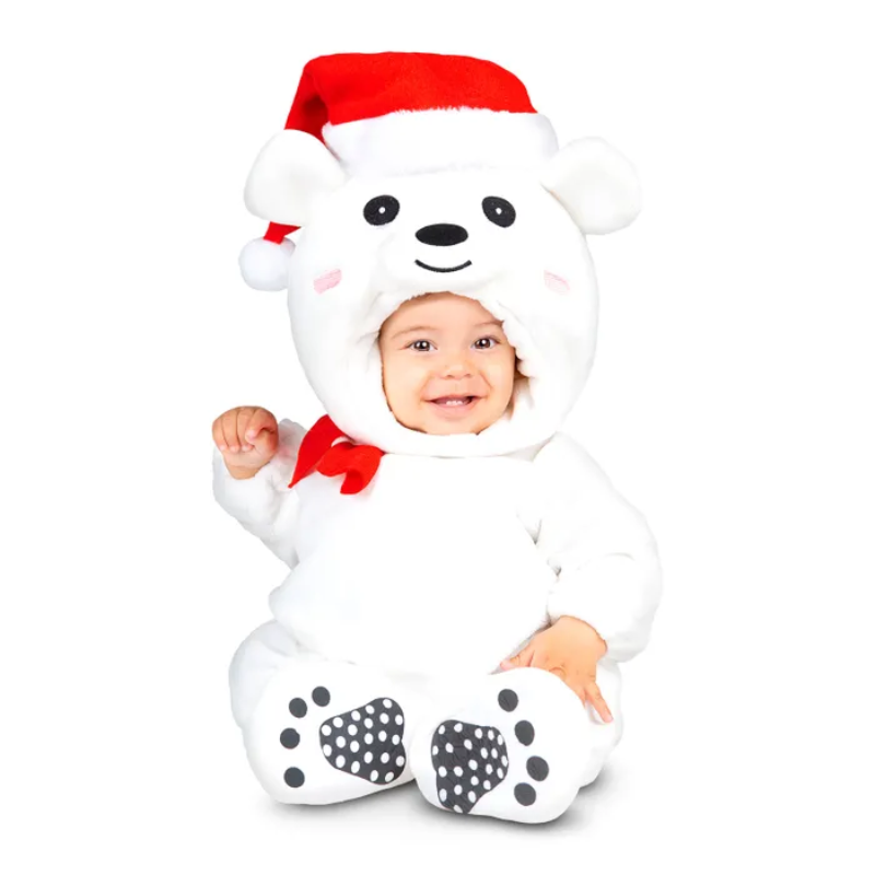 [MOM206338] Déguisement bébé ourson polaire de Noël (12-24 mois / 98 cm)