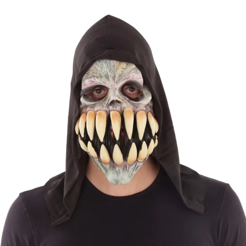 [MOM207810] Latexmaske mit Kapuze