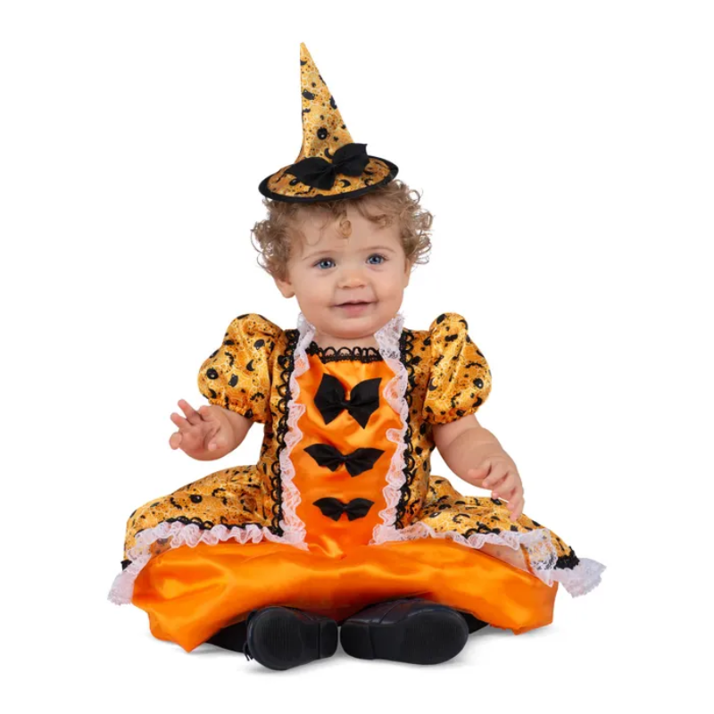 [MOM209620] Orange Witch Costume for Babies (12-24 mois / 98 cm)