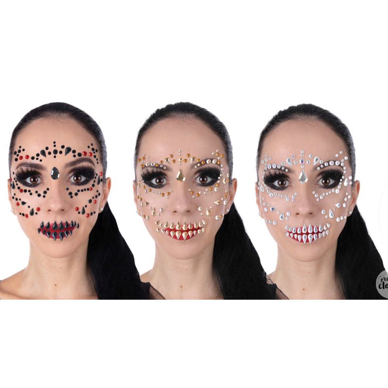 [PCL22562] Halloween Self-Adhesive Rhinestones - assorted designs