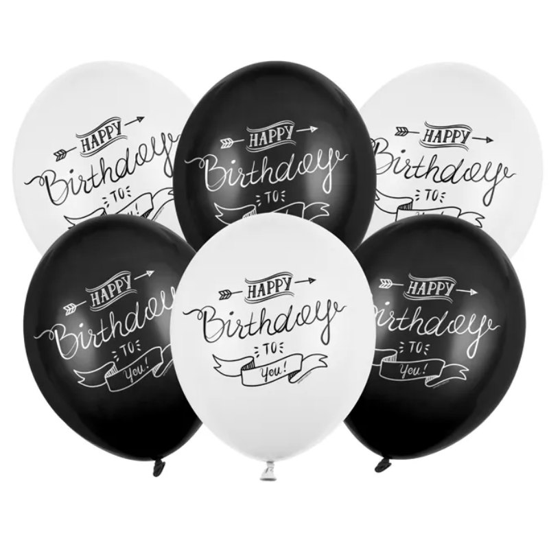 [PARSB14P-258-000-6] Luftballons "Happy birthday to you"