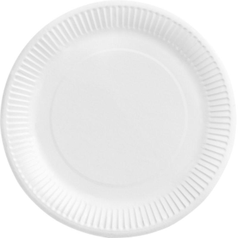 8 Assiettes en carton unicolore 23 cm