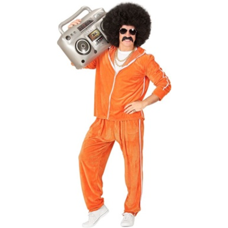 Déguisement adulte Jogging orange 80's 