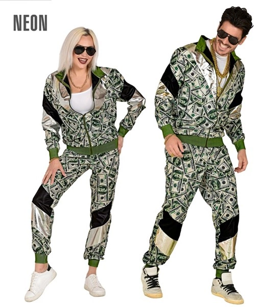 [WID11281] Dollar Tracksuit Adult Costume (S)