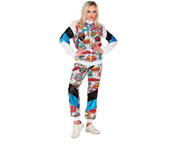 [WID09631] Pop Art Tracksuit Costume for Adults - XXL (S)