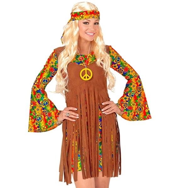 [WID06529] Hippie-Kostüm für Damen (XS)