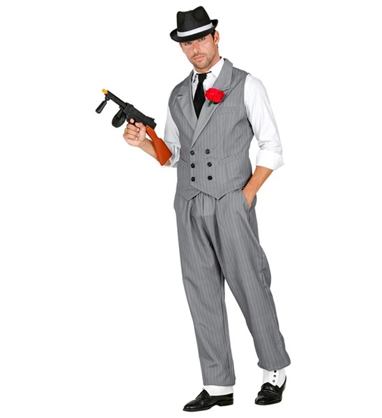 [WID10251] Gangster Costume for Men (S)