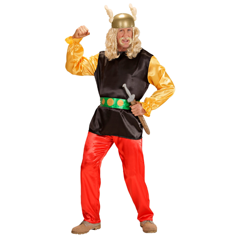 [WID56561] Costume Gaulois (Casaque, pantalon, ceinture) Taille M (S)