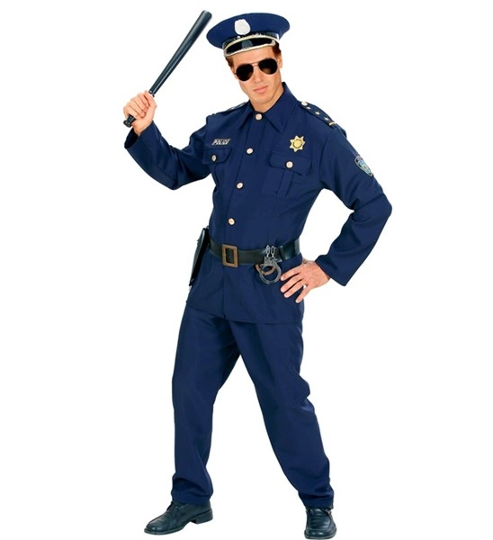 [WID73211] Polizisten-Kostüm für Herren (S)