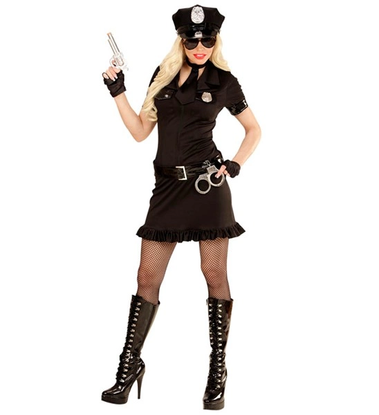 [WID49461] Polizistinnen-Kostüm für Damen (S)