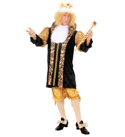 MEDIEVAL KING (cloak, crown)