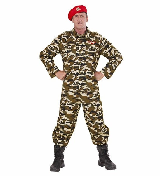[WID95581] Soldaten-Kostüm für Herren (S)
