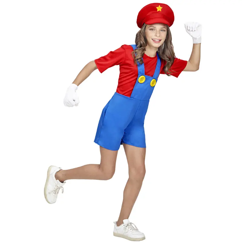 [WID08696] Déguisement fille Super Mario (128)