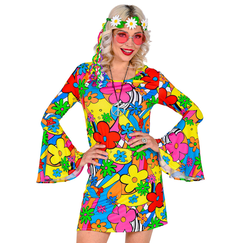 Déguisement style Groovy 70's pour femme