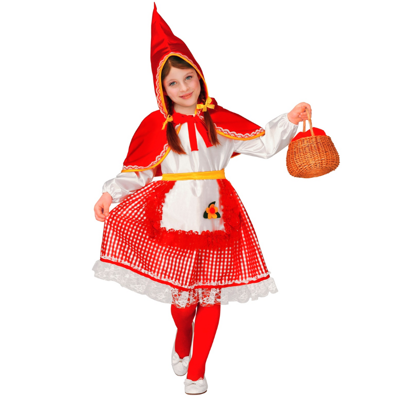 [WID34709] Little Red Riding Hood Costume for Girls (110)