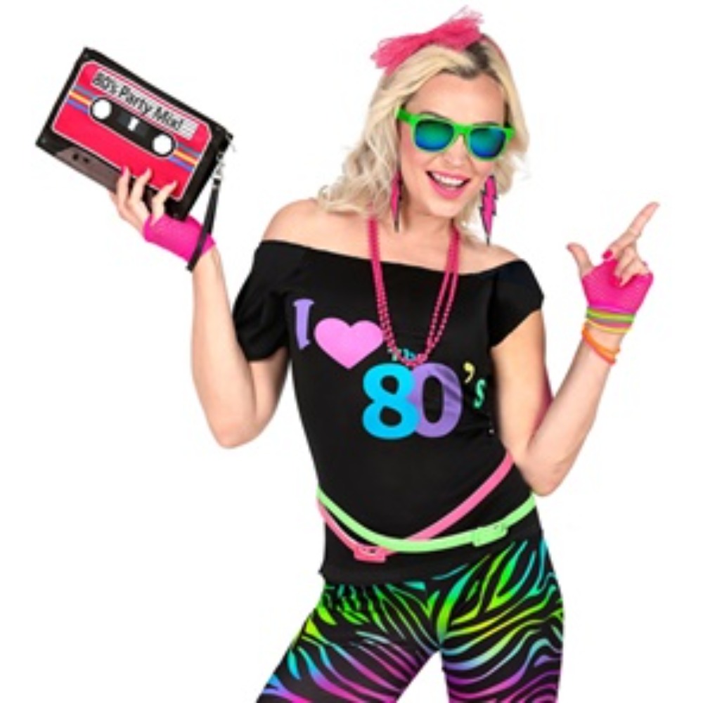[WID29410] T-shirt Femme mode années 80 (XXL)