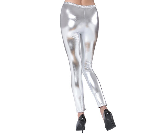 Legging argent 