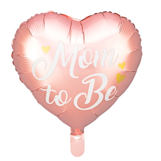 Foil Balloon Mom to Be, 35cm, blue (1 pkt / 1 pc.)