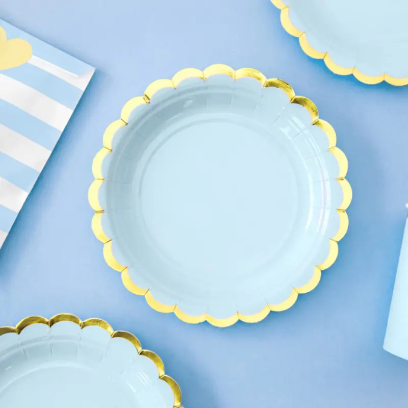 Assiettes Bleu 18 cm