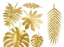 Feuilles tropicales en carton lot de 21