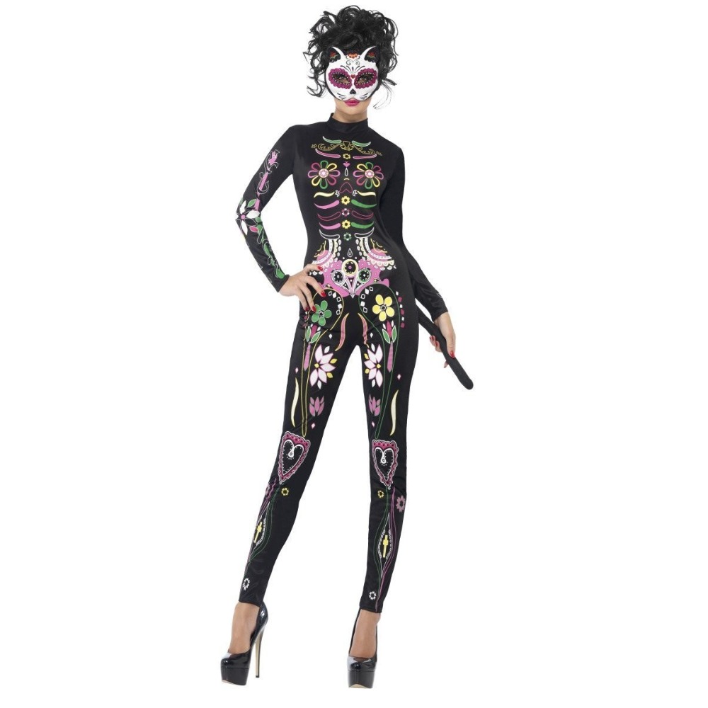 [SMI43735XS] Déguisement femme chat jour des morts (XS)