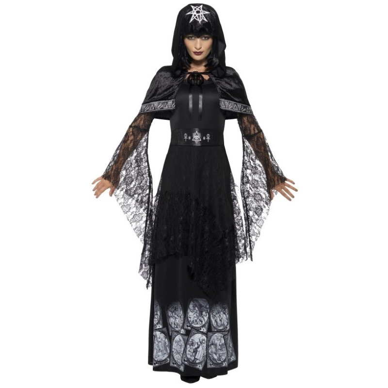 Déguisement maîtresse de magie noire pour femme
